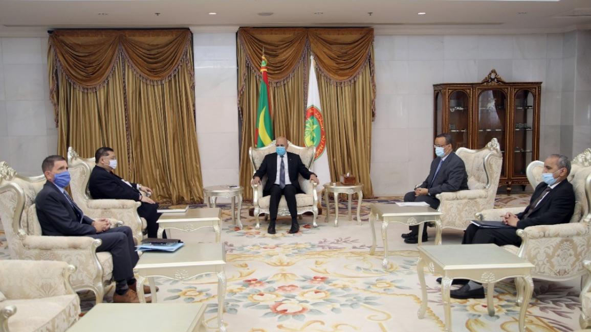 بيتر فام يلتقي الرئيس الموريتاني/ تويتر
