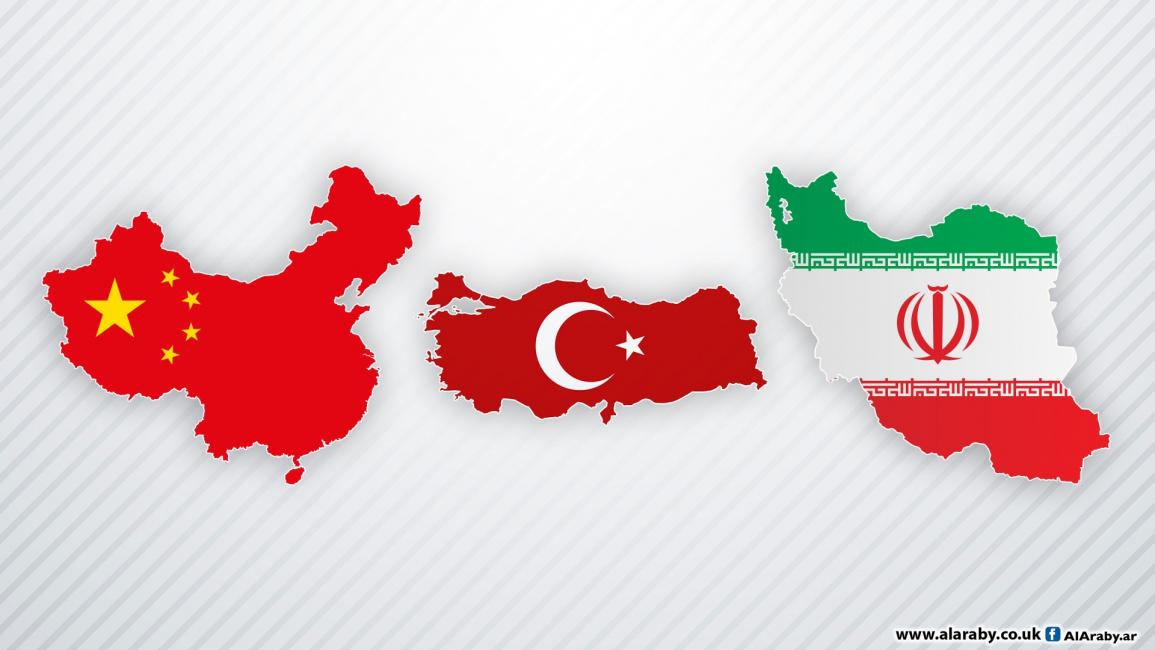 الصين وتركيا وإيران