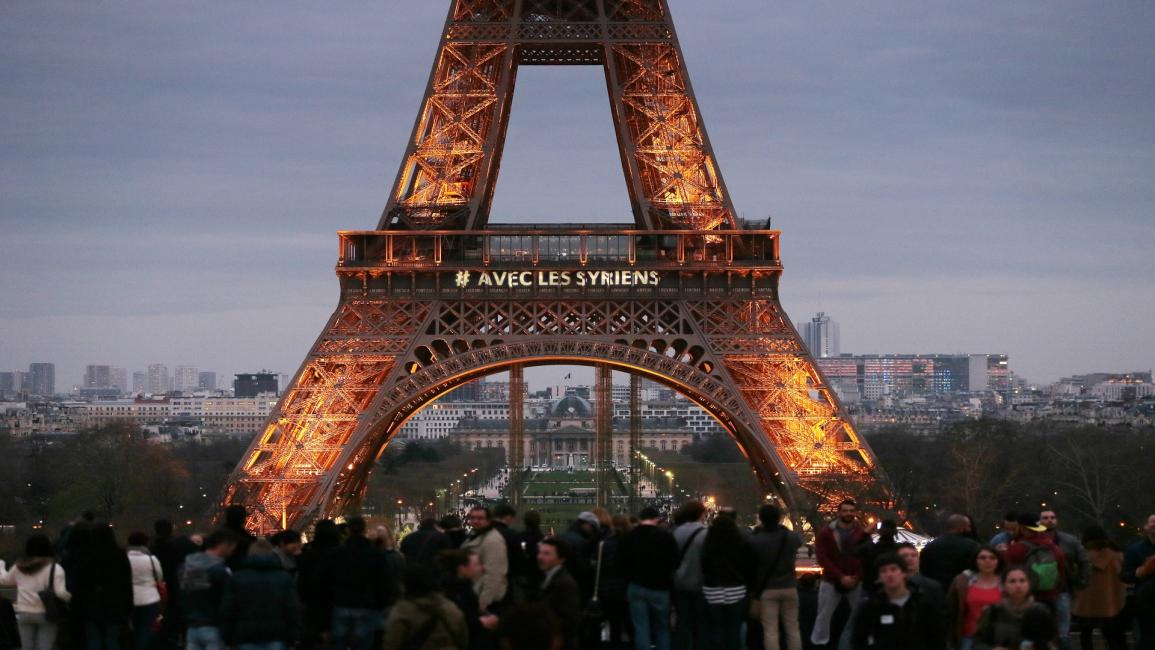 اعتصام تضامني مع الثورة السورية في باريس
