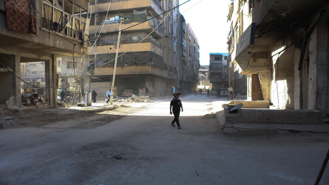حركة محدودة في شوارع دمشق (سمير بويداني/Getty)