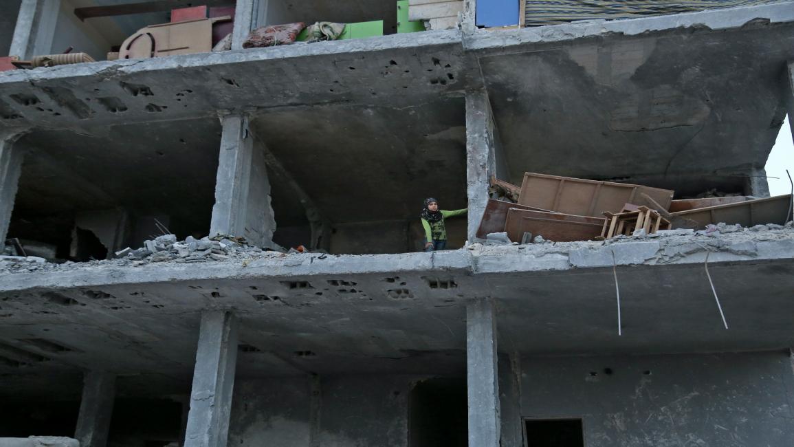 منازل الغوطة الشرقية مدمرة (نزار الخطيب/فرانس برس)