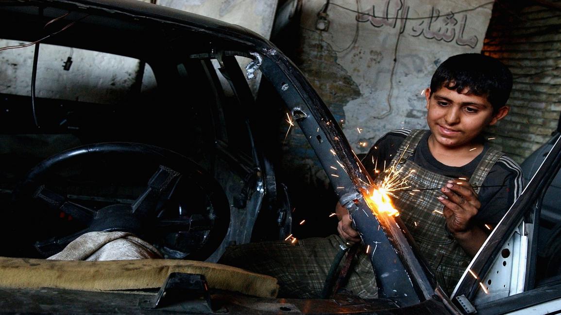 طفل عراقي عامل- فرانس برس