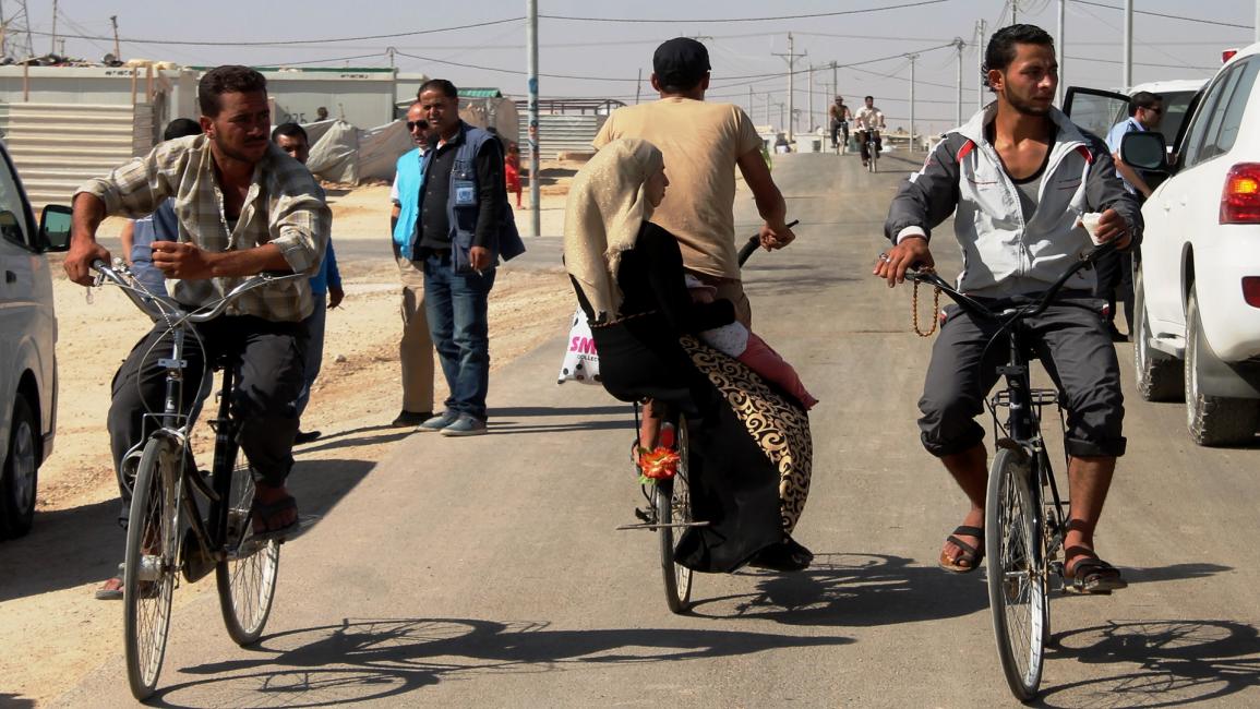 دراجات الزعتري- العربي الجديد