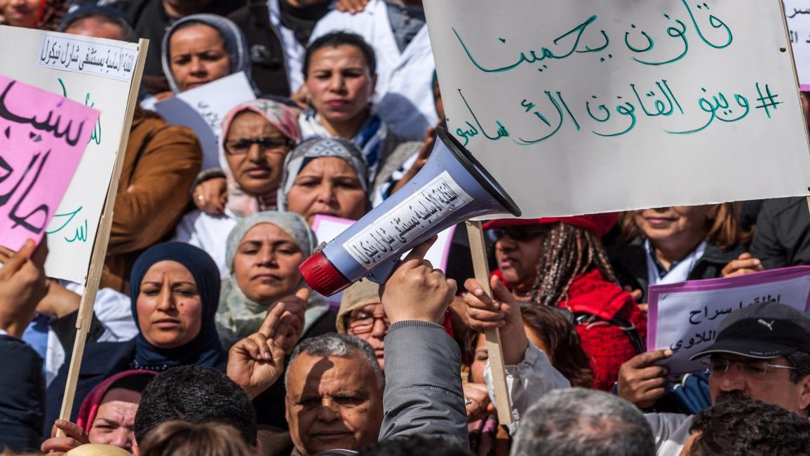 احتجاج أطباء تونس/مجتمع/23-8-2017 (أمين لاندولسي/ الأناضول)
