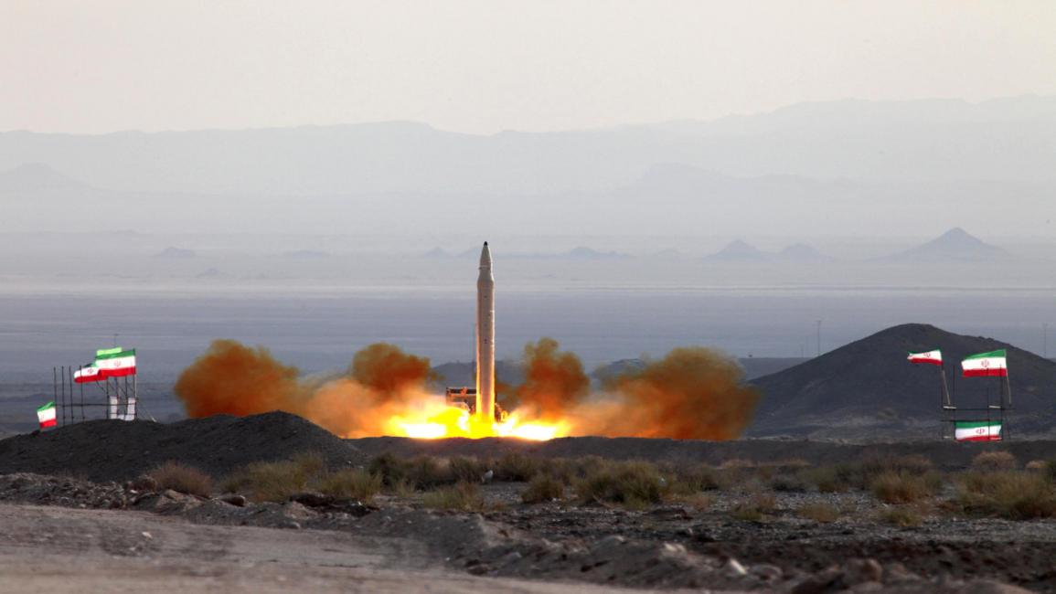 سياسة/تجربة صاروخية إيرانية/(محسن شانديز/فرانس برس)