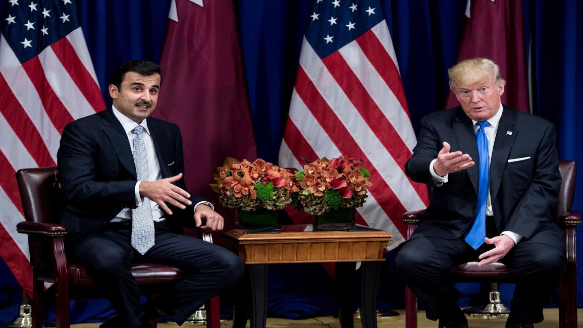 أمير قطر/دونالد ترامب/سياسة/بريندان سميالوسكي/فرانس برس