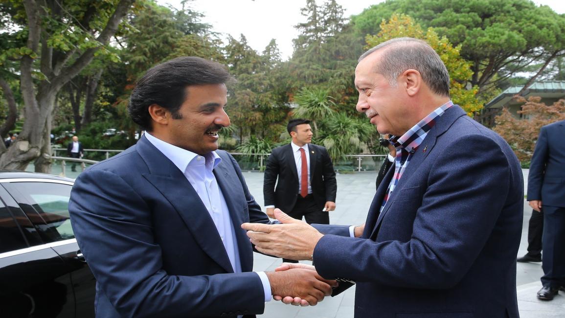 أمير قطر وأردوغان/ تركيا/ سياسة/ 10 - 2016