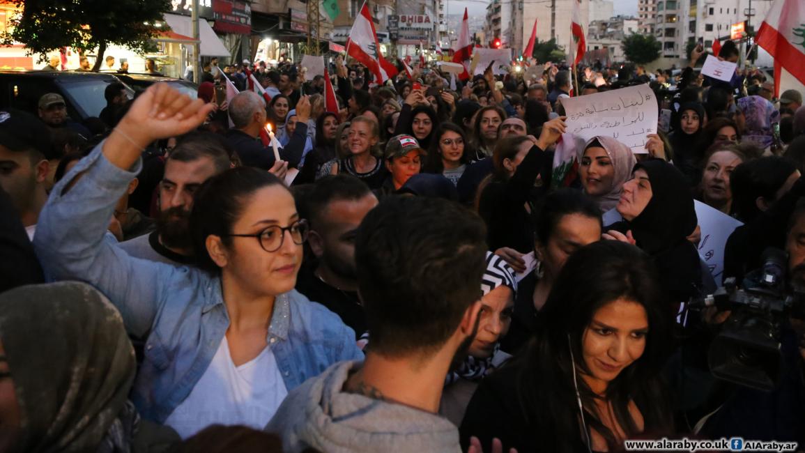 سياسة/احتجاجات لبنان/(حسين بيضون/العربي الجديد)