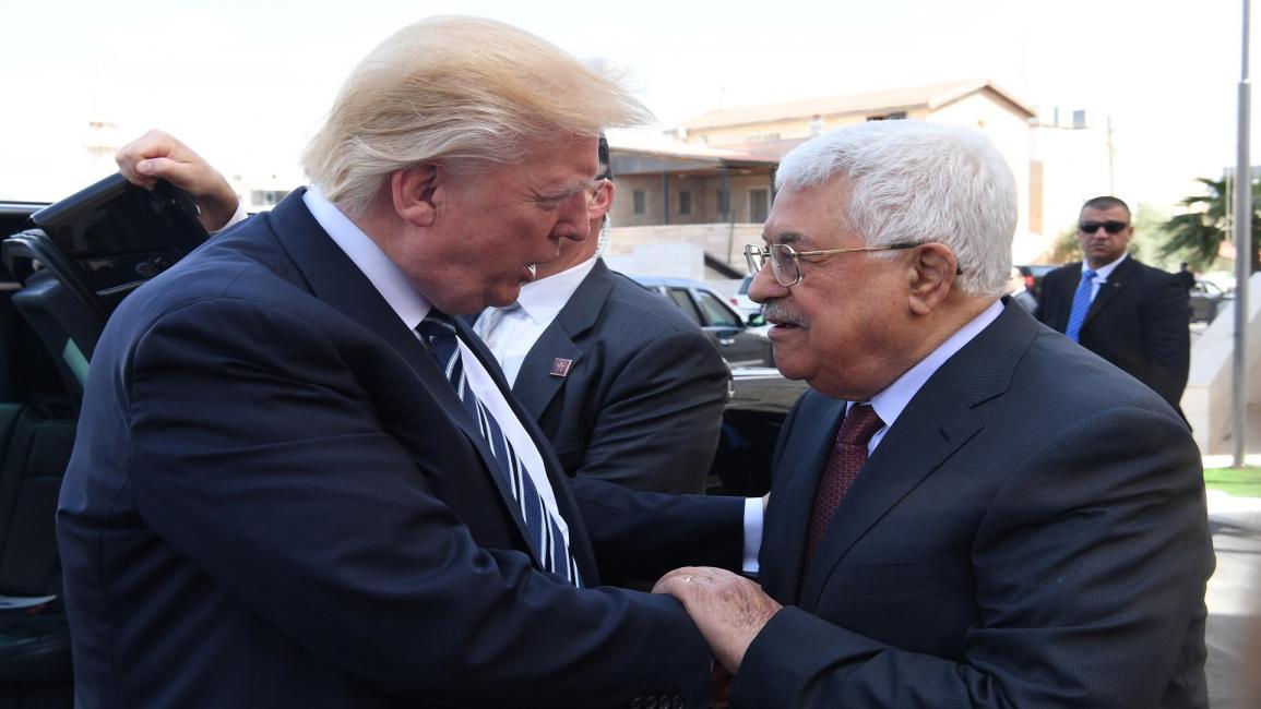 فلسطين/دونالد ترامب ومحمود عباس/سياسة/Getty