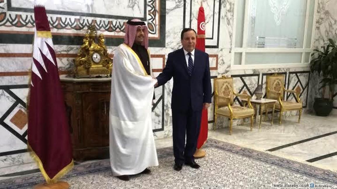 وزيرا خارجية قطر وتونس/ تونس