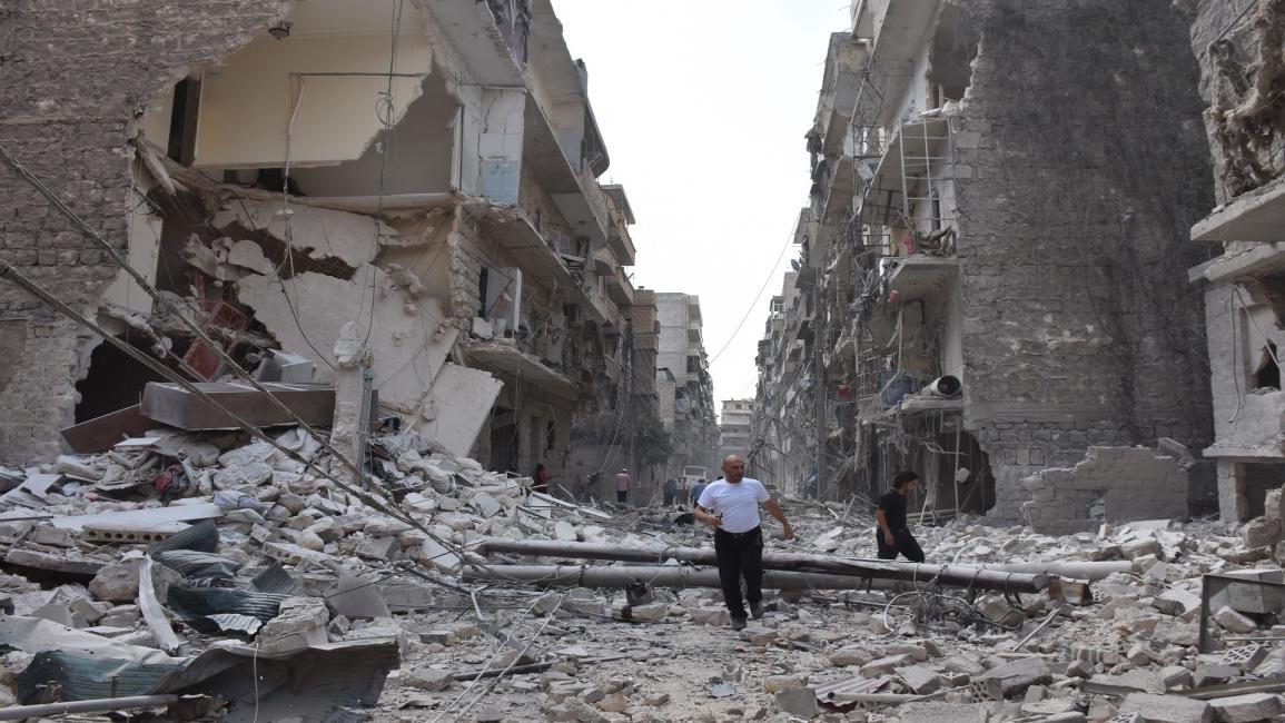 دمار في حلب - جيتي