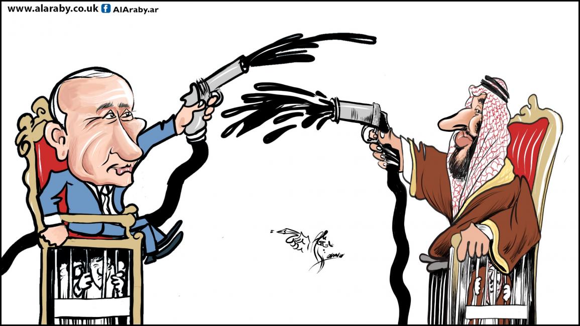 كاريكاتير بوتين وبن سلمان / حمرة 