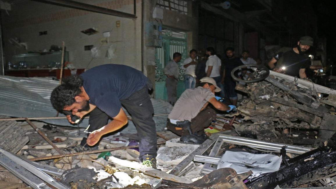 تفجير سيارة مفخخة في مدينة أعزاز بريف حلب(فرانس برس)