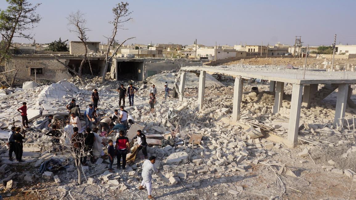 قصف إدلب/ سورية