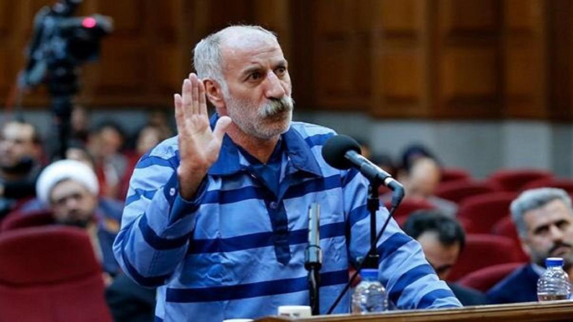 الإيراني محمد ثلاث الذي أعدم بتهمة دهس عناصر شرطة(تويتر)