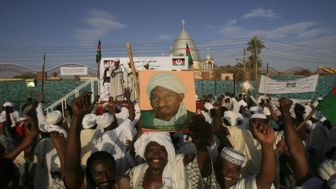 السودان/سياسة/الصادق المهدي/(أشرف الشاذلي/فرانس برس)