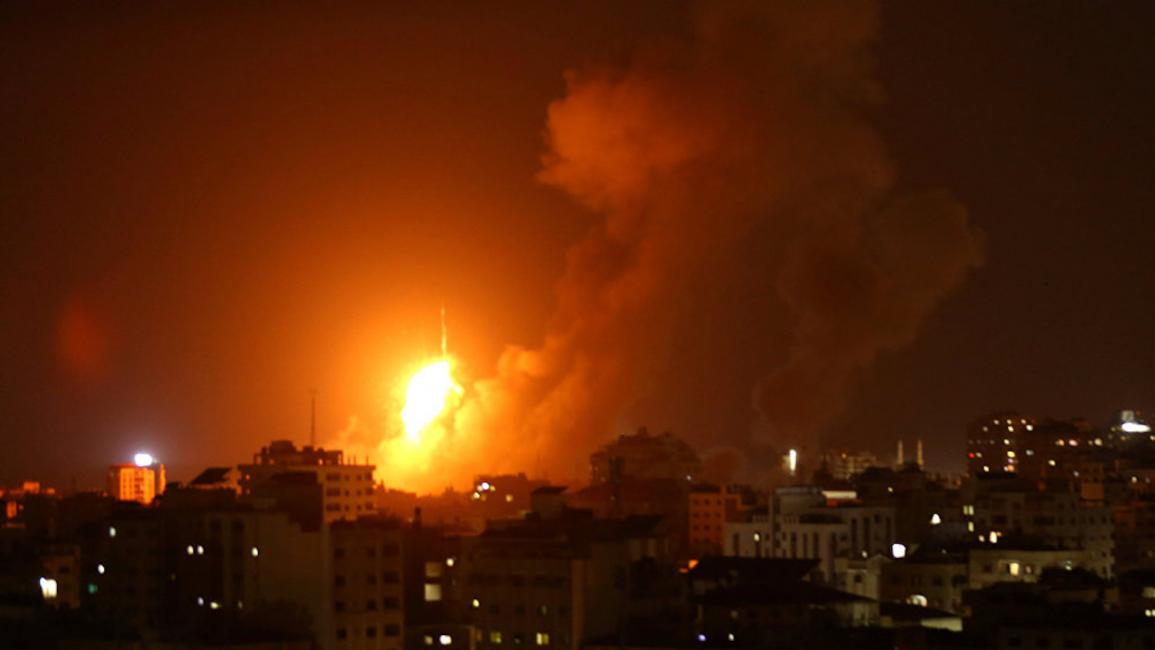 قصف غزة (تويتر)