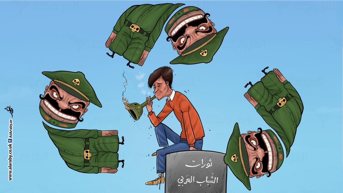 كاريكاتير تدوير العسكر / فهد