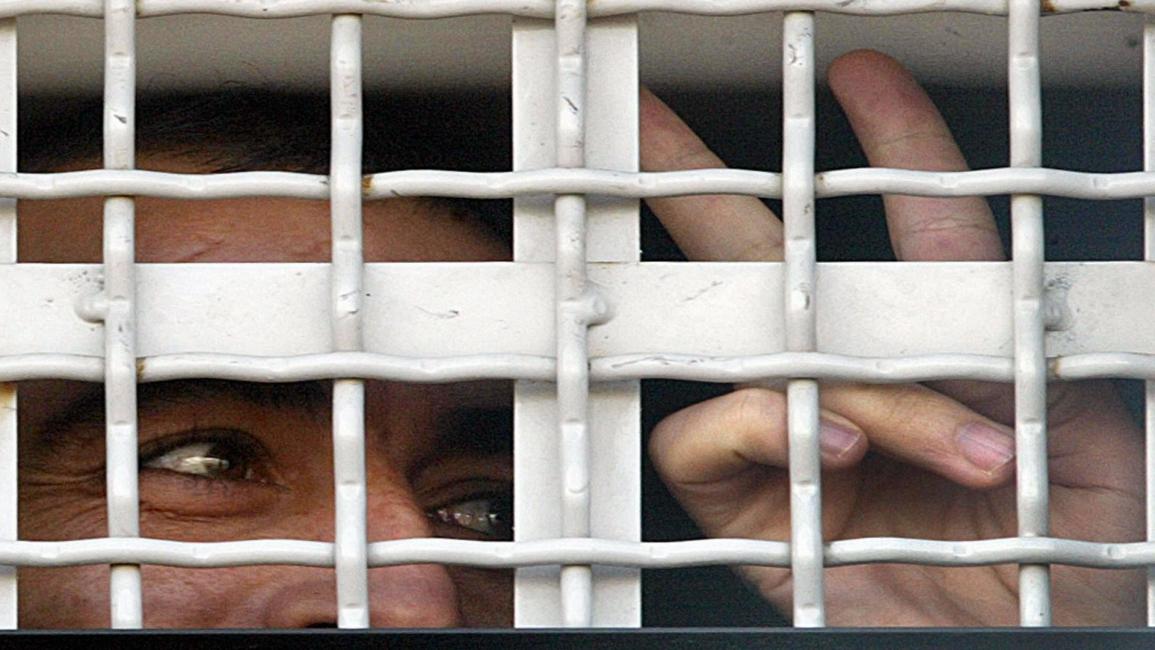 أسير فلسطيني في سجن إسرائيلي (يوآف ليمير/فرانس برس)