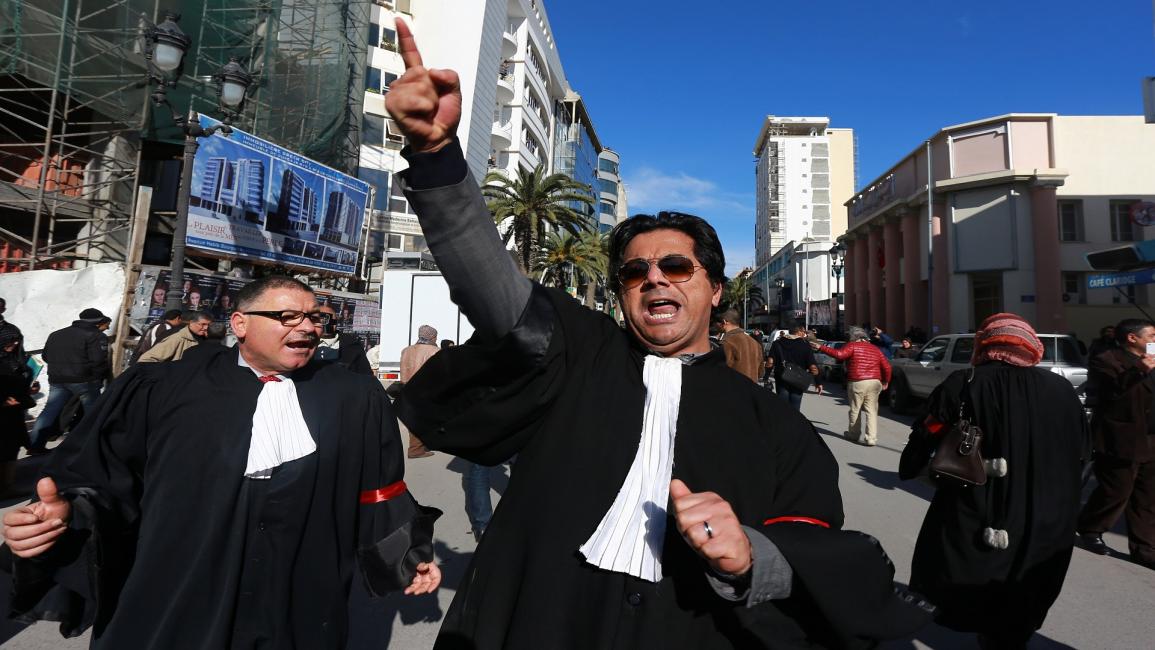 محامون في تونس- الأناضول