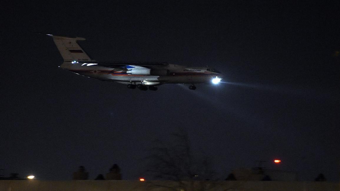 الطائرة الروسية التي أعادت الجثامين 2-11-2015 (فرانس برس)