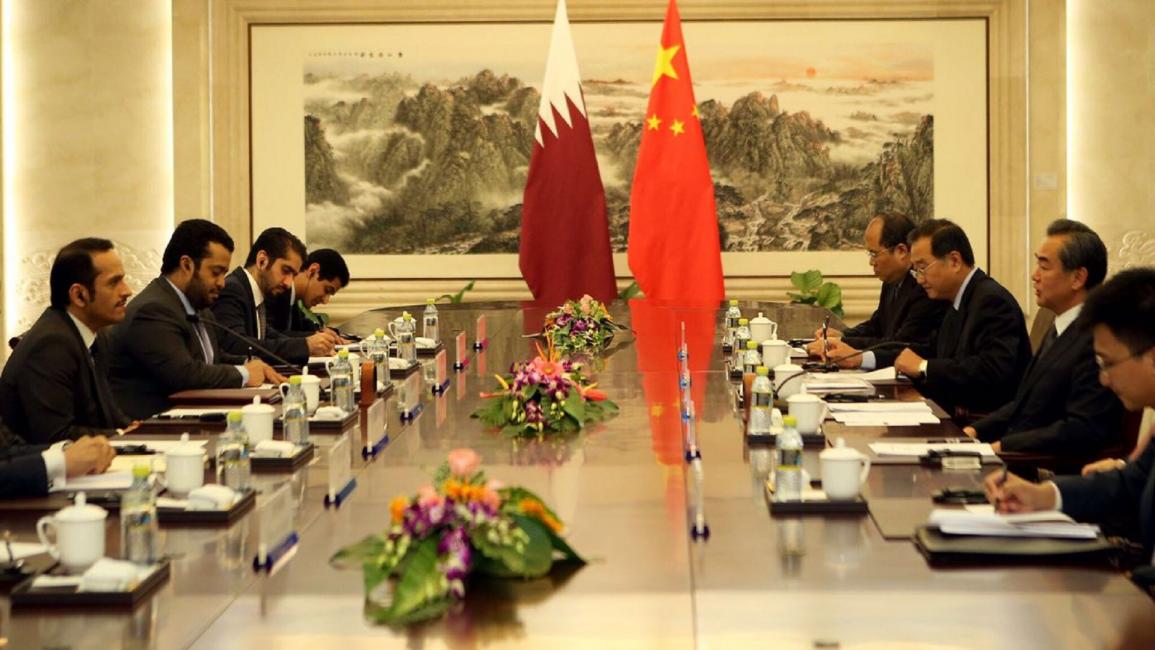 وزيرا خارجية قطر والصين