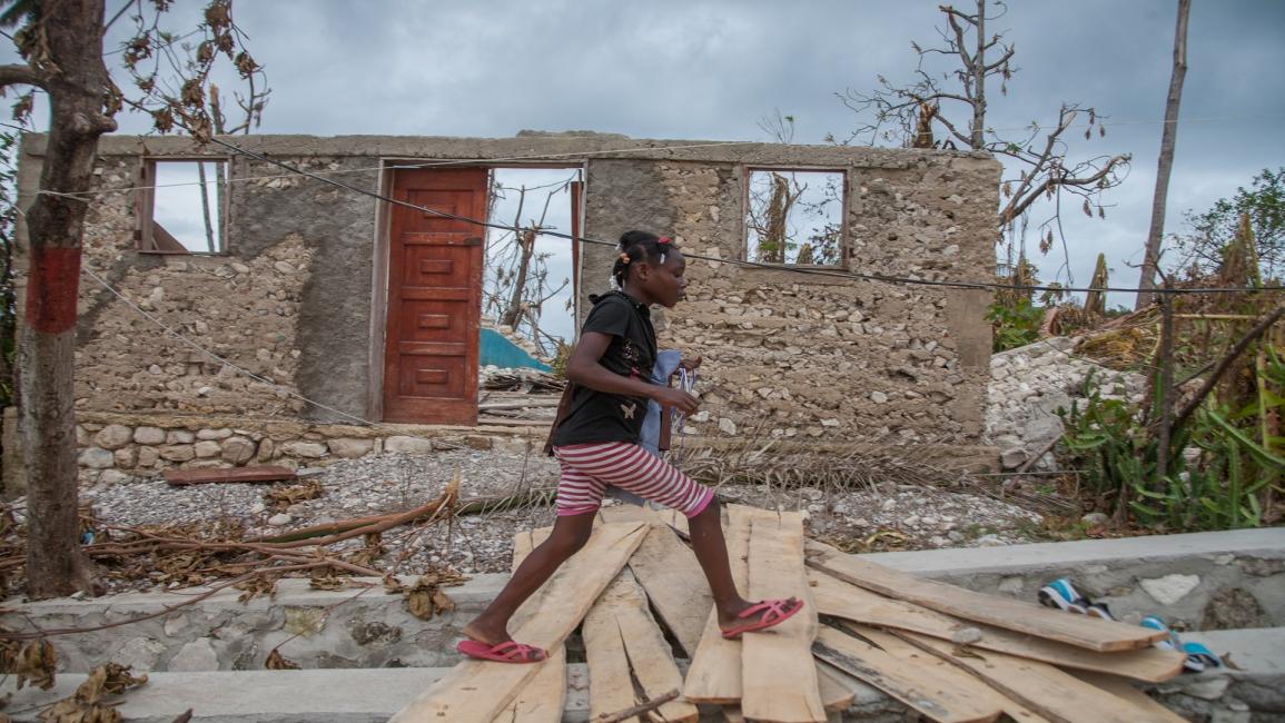 هايتي- مجتمع- دمار بعد الإعصار ماثيو- (بهار خودابند- الأناضول)