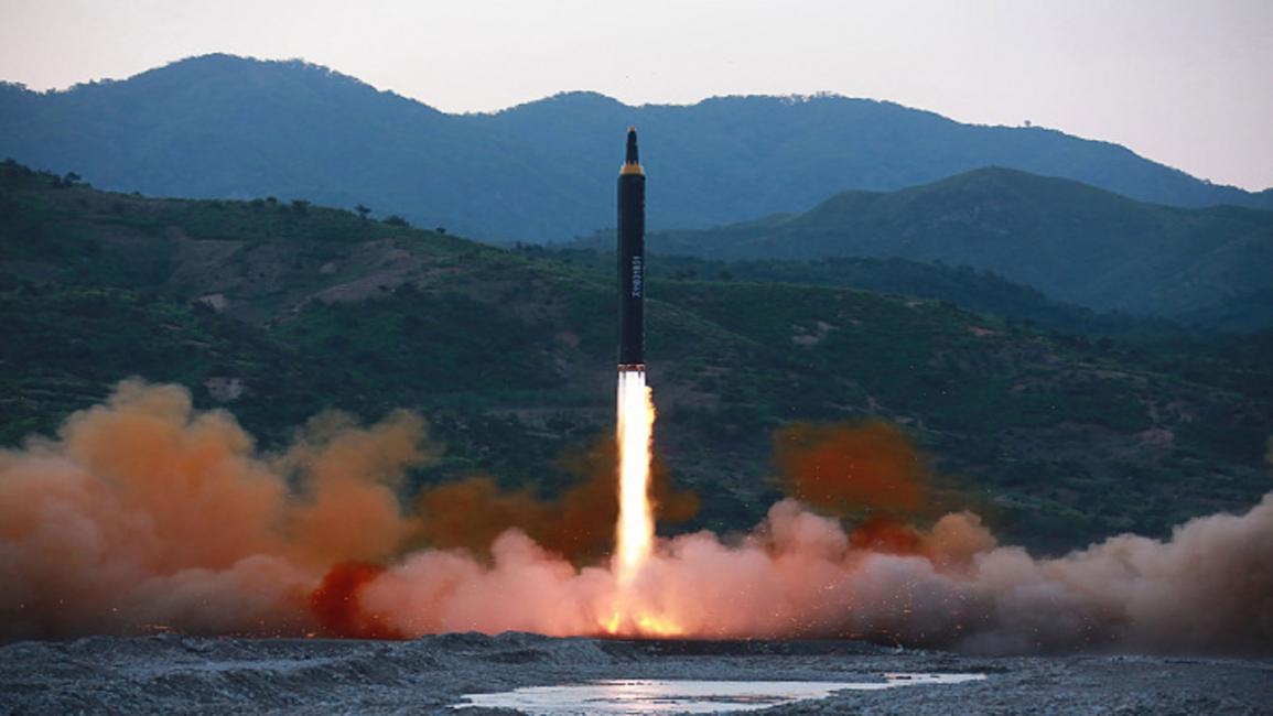 كوريا الشمالية/إطلاق صاروخ/(فرانس برس)