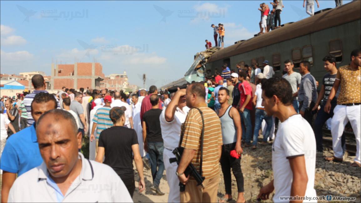 عشرات القتلى والمصابين بتصادم قطارين في الإسكندرية​​