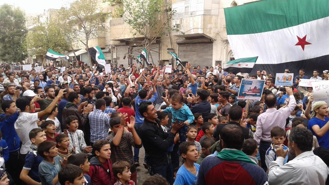 سورية/سياسة/تظاهرات الشمال السوري/(العربي الجديد)