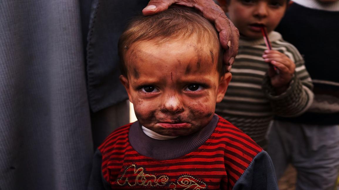 طفل لاجئ سوري 