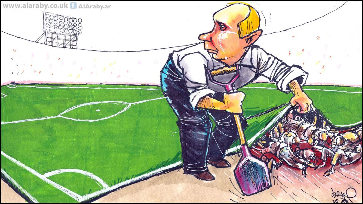 كاريكاتير نهائيات بوتين / حبيب 