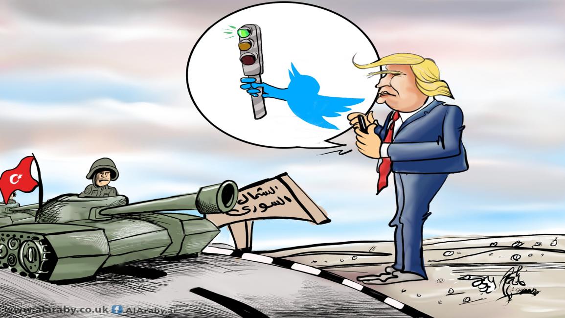 كاريكاتير ترامب وتركيا / حمرة 