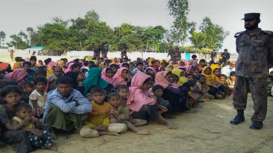 بنغلادش- مجتمع- عشرات من الروهينغا فروا من بورما(STR/فرانس برس)