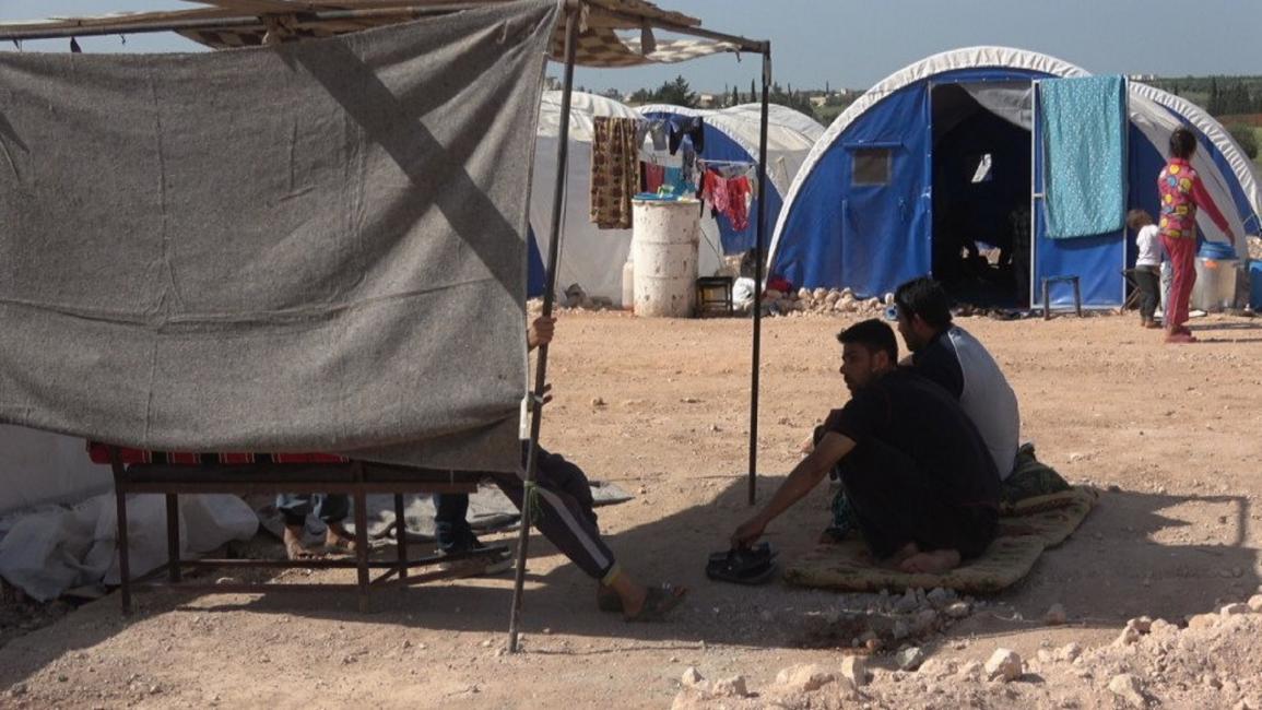 مخيمات المهجرين في الشمال السوري(تويتر)