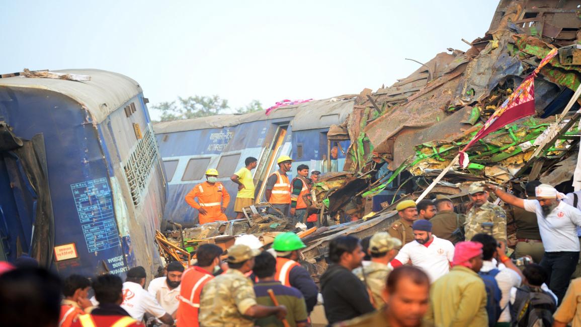 الهند- مجتمع- تحطم قطار(سنجاي كانوجيا- فرانس برس)