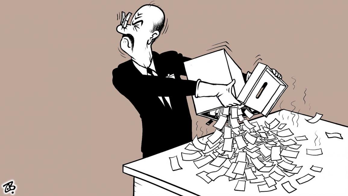 انتخابات بشار - رسم كاريكاتير - قسم المقالات