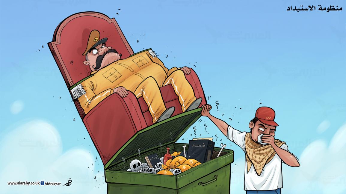 كاريكاتير منظومة الاستبداد / فهد