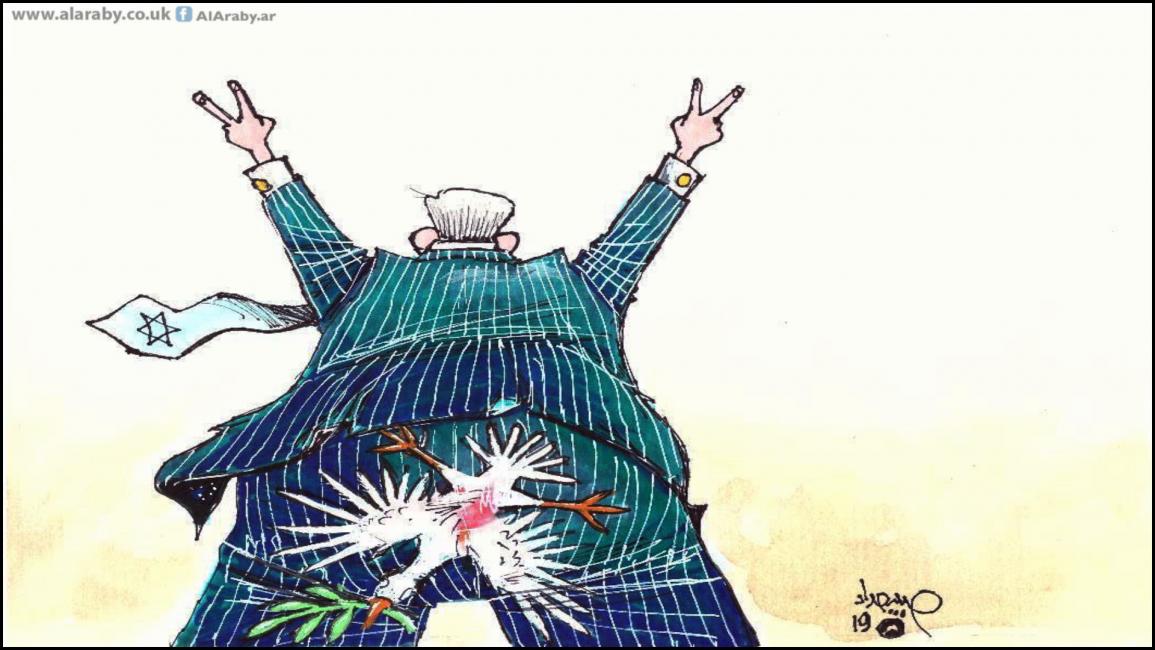 كاريكاتير فوز نتنياهو / حبيب