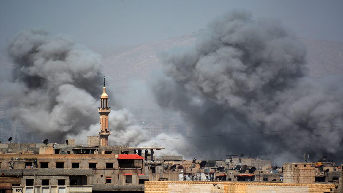 سورية/سياسة/قصف اليرموك/(رامي السيد/فرانس برس)
