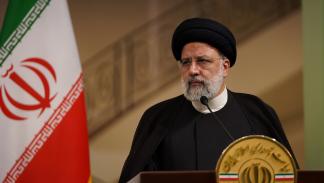 الرئيس الإيراني الراحل إبراهيم رئيسي، طهران 29 إبريل 2023 (Getty)