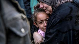 نساء فلسطينيات في غزة وسط الحرب الإسرائيلية - 15 مارس 2024 (فرانس برس)