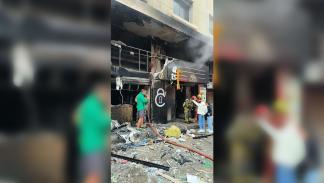 انفجار مطعم في بيروت في لبنان - 30 إبريل 2024 (إكس)