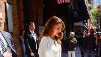 الملكة رانيا في سوهو في نيويورك، 1 مايو 2024 (Getty)