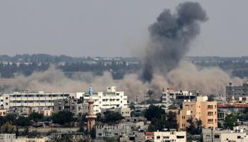 يتواصل العدوان الإسرائيلي على قطاع غزة (سعيد خطيب/ فرانس برس)