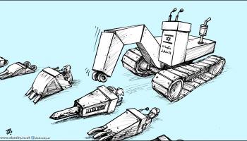كاريكاتير حكومات الاحتلال / حجاج