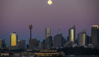 أفق منطقة الأعمال المركزية في سيدني بأستراليا (ستيفن سافور/Getty)