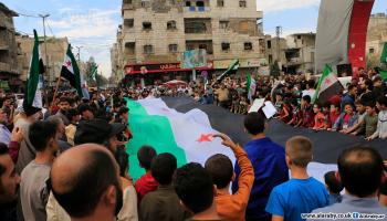 تظاهرات في إدلب حلب ضد "تحرير الشام"/سياسة/العربي الجديد