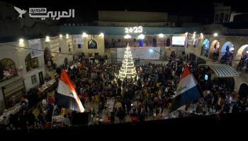 أهالي الموصل العراقية يحتفلون بالعام الجديد
