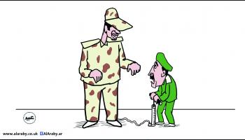 كاريكاتير الجيش والدعم السريع / عبيد 